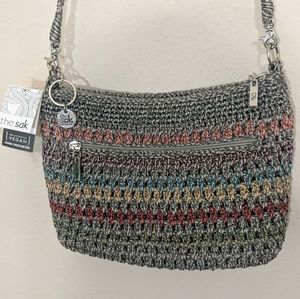 The Sak Vegan Hand-Crocheted Multi-Color Handbag